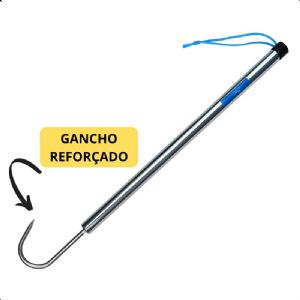 Anzol Fisga Bicheiro Sol E Lua 1 Ponta Aço Carbono 60 Cm